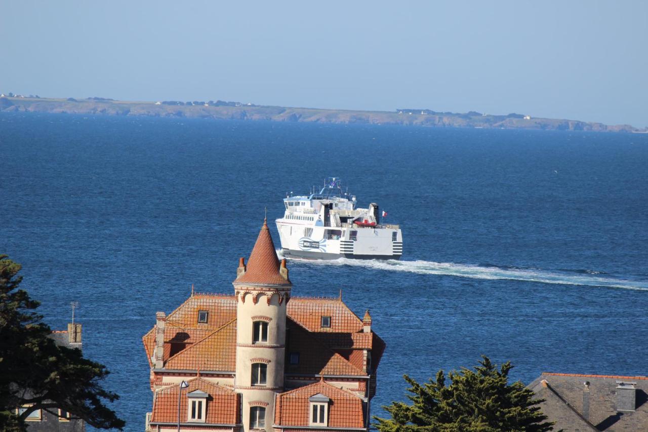 Appartement Vue Panoramique Mer, Pret De Velos, Wifi Quiberon Eksteriør bilde