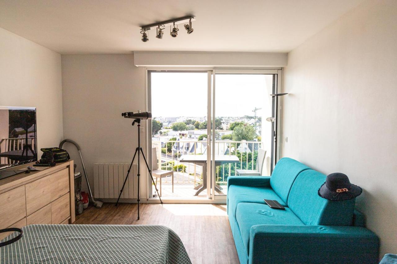 Appartement Vue Panoramique Mer, Pret De Velos, Wifi Quiberon Eksteriør bilde