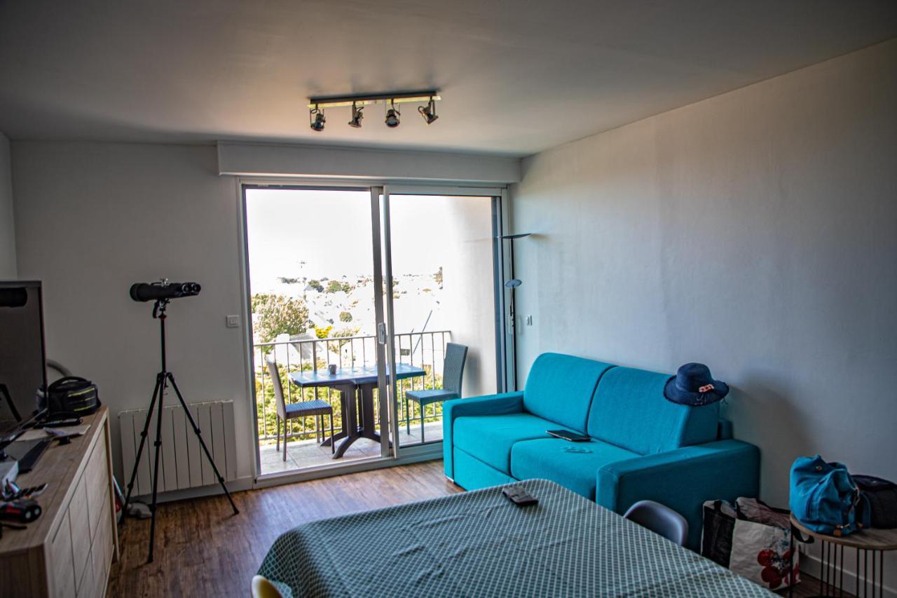 Appartement Vue Panoramique Mer, Pret De Velos, Wifi Quiberon Eksteriør bilde